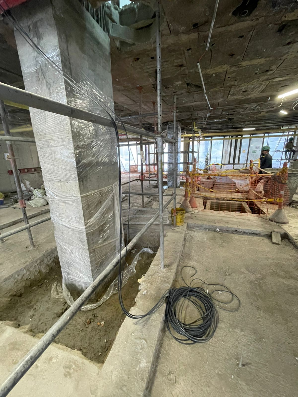 Reforzamiento estructural Fundación Santa Fe de Bogotá vista 2 - AE Proyectos